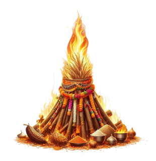 Lohri card design