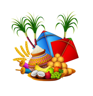 Makara Sankranti card design